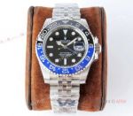 VR Factory Swiss 3285 Rolex GMT-Master ii Batman Jubilee Replica Watch Cal.3285